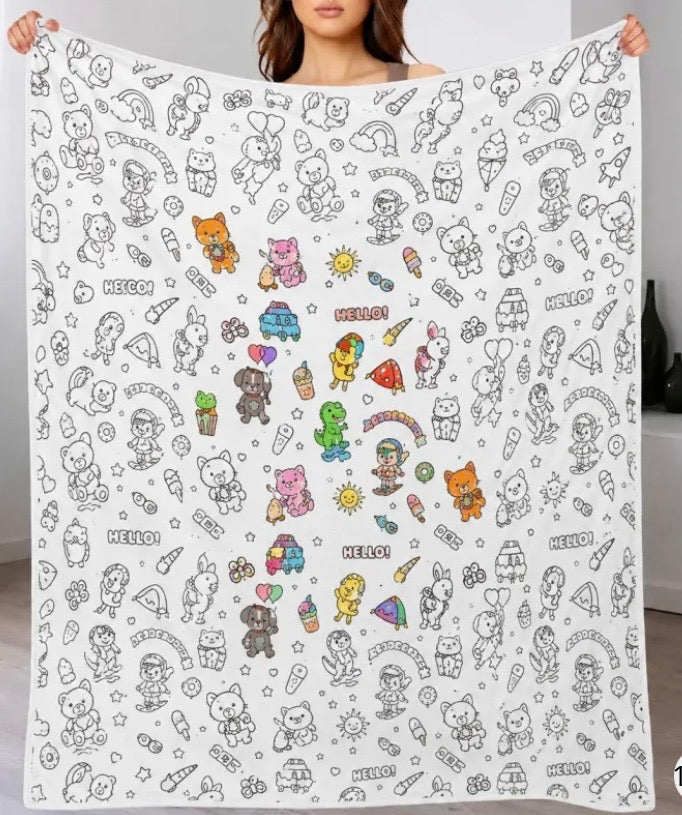 CozyCreations Coloring Blanket999