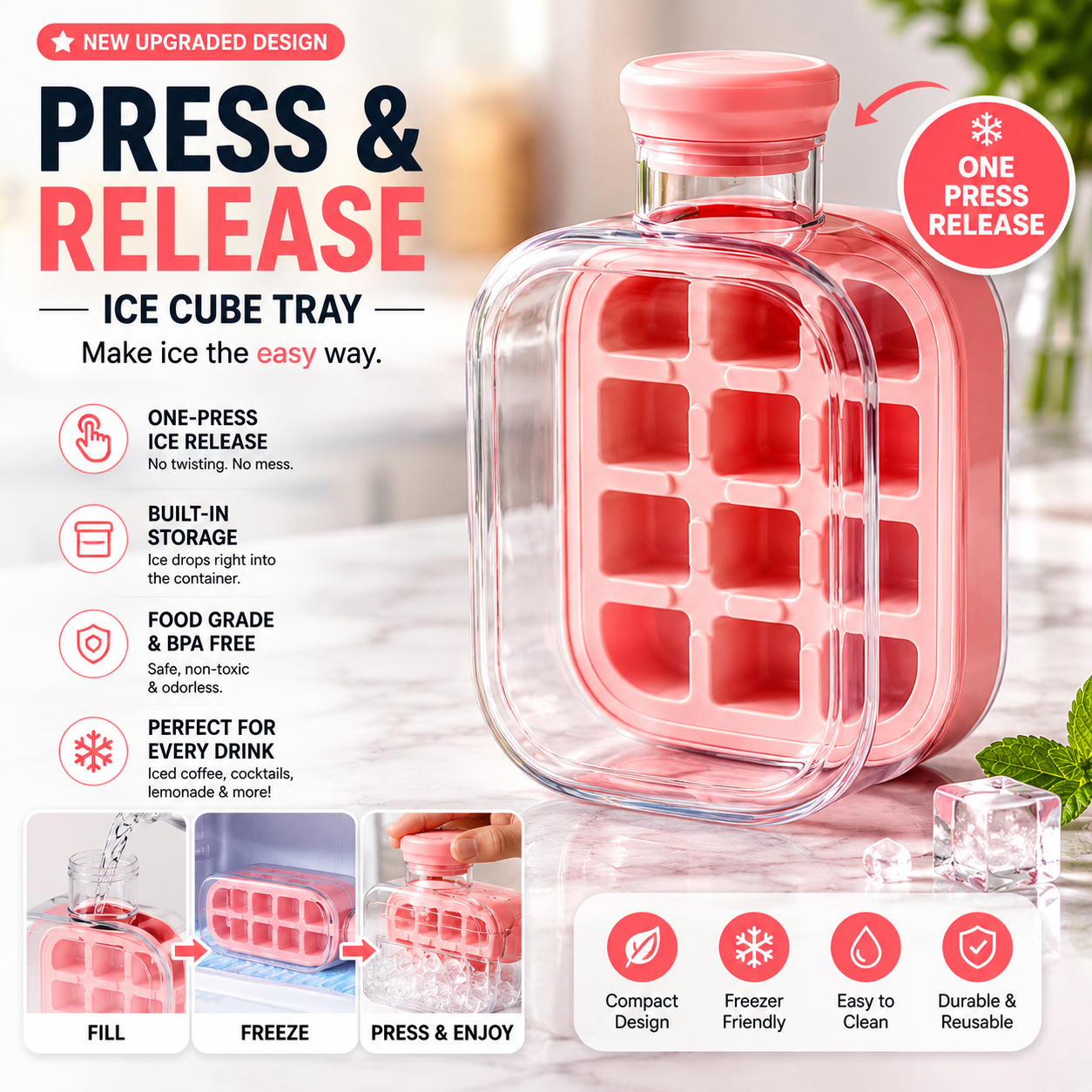 ArcticPress™ Ice Maker Bottle